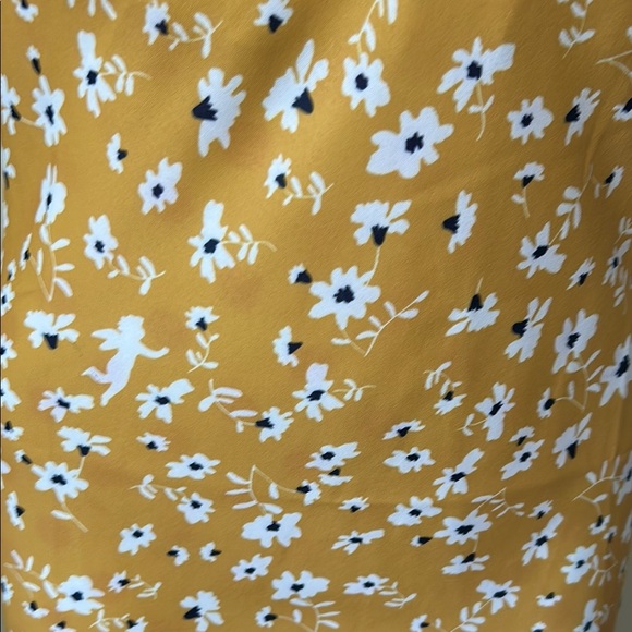 Princess Polly Dawson Slip Mini Dress Mustard Floral Dress - Picture 6 of 12